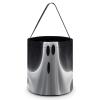 Halloween Trick Or Treat Basket with Handle, Black And Halloween Ghost Candy Bucket Foldable Reusable Gift Bags for Party, Wedding Supplies view 1