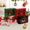 TIMBLESSING 12 Pack Christmas Gift Boxes with Clear Window, Red Christmas Gift Boxes with Ribbon, Pine Sprigs & Berry Decorations for Holiday Wrapping, 8.7x5.9x2.8 Inch (white) view 4