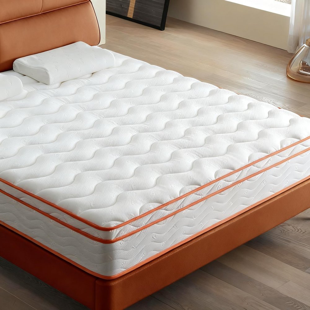 12 Inch Mattress Queen, Medium Firm , Gel Memory Foam & Individually Wrapped Pocket Springs for Back Support, Motion Isolation & Cooling, CertiPUR-US Certified, Pressure Relief, Mattress in a Box
