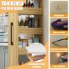 ZZBSOD Slim Storage Cart,Rolling Spice Rack Next to Fridge Slim,Kitchen Rolling Cart,Narrow Storage Cabinet, Wood Storage Organizer,for Kitchen view 4