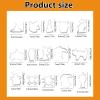 15 Piece Thanksgiving Fondant Cutters, Fall Harvest Cookie Cutter Set in Stainless Steel, Pumpkin Turkey Leaf Acorn Pie Shapes for Cookies, Dough, Clay & Holiday Baking view 2