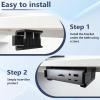 CeoNic Under Desk Mount Bracket Compatible with CalDigit TS5 Plus Dock, Secure Clip-in Design, Heat Distribution view 2