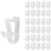 bogniga Christmas Light Clips Outdoor Hanger Gutter Hooks for Christmas Decoration String Lights Securing Hangers Xmas Tree Decor Clip(100pcs) view 1