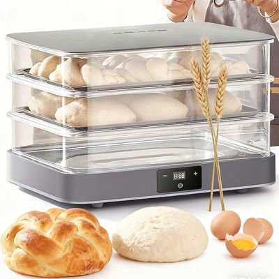 40L Electric Bread Proofer And Dough Proofing Box With Precise Temperature Control, Automatic Humidity System, Multi-Functional Fermentation Machine For Yogurt And More