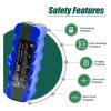 14.8V/14.4V 5.0Ah Li-ion BatterieCompatible For Roomba500 600 700 800 Series 550 560 595 650 655 770 780 790 870 880 866 Vacuum Cleaner(1pcs) view 3