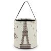 Halloween Trick Or Treat Basket with Handle, The Eiffel Tower Candy Bucket Foldable Reusable Gift Bags for Party, Wedding Supplies view 1