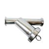 102mm Pipe OD x 4" Tri Clamp Y-Shaped Strainer Filter SUS 304 Stainless Steel 80 Mesh for Homebrew Brewing view 1