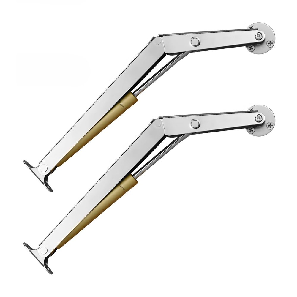 2 Gas Springs With Soft Close For Cabinets, Adjustable Lid Support Struts For Toy Chests & Storage Boxes