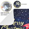 Christmas Lights Poinsettia Dish Drying Mat 16x18 Absorbent Dishes Pad Dish Drainer Mat Protector for Kitchen Fast Dry view 2