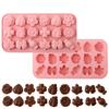 15-Cavity Rose & Floral Silicone Mold Set - with Rose, Bud, Leaf, Bow, Bird Designs for Chocolate, Baking, Candy, Soap Making, Food-Grade Non-Stick (8.11 * 4.37in) view 1