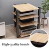 2-Tier Audio Rack Media Stand, AV Component Stereo Cabinet for Home, Office, DJ & Theater - Black AV Tower with 3/4 Tier Options for Enhanced Organization view 4