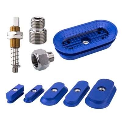 1pc Oval Shaped Robotic arm Vacuum Suction Cup SAOF/SAOB Series with Connecting Rod for handling Metal Sheets SAOF-50X16 SAOB-60X30(Light Purple)
