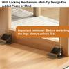 JixCJHj Whole-Piece Desks,Folding DeskWriting Table Office Tableswith Drawers & Storage ShelvesEasy Assembly for Work Office Home Computer Desk Workstation(Walnut,100 * 70cm(39 * 28in)) view 4