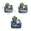 Tabletop Fountain Rockery Stream Tabletop Fountain, Meditation Indoor Waterfall for Home Office Water Feature Relaxation Fountain(Large) view 2