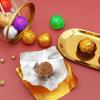 YDJIANCAI 100 PCS Jumbo Gold Foil Candy Wrappers, 5.95.9in1515cm Square Sheets for Big Chocolates, Nougat Bars, Candy Packaging - DIY Gift Wrap for Weddings & Holidays(Color:Gold Smooth Surface) view 3