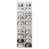 Foldable Plastic Shoe Box, White Shoe Box 20, Heart style, Stackable, Suitable for Placing Small iItems, Front Flap Models, to Prevent Dust view 1