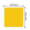 YDJIANCAI 100 Pcs Foil Candy Wrappers 3.93x3.93 Inch (10x10cm), Bulk Chocolate Bar Wrappers for Candy Making, Birthday Party Favors, Packaging(Color:Orange Smooth Surface) view 2