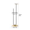 Metal Coat Racks, Jacket Hanger Stand with Round Base, U-shaped Freestanding Coat Rack, for Living Room Bedroom Hallway view 3