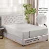 1000 TC Super Soft 1-Piece Fitted Bottom Sheet Only Grand King (80" x 98") Comfy & Breathable Peruvian Pima Cotton Fits Fully Elastic 7-9" Deep Pocket (Grand King, Solid, Silver Grey) view 2
