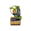 Tabletop Indoor Tabletop Water Fountain, Home Desktop Waterfall Resin Decoration Decor Ornament Home(Large) view 1
