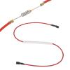 MECCANIXITY Universal Rice Cooker Temperature Fuse, 157C 10A 250V Metal Thermal Fuse with Both End Terminal Fiberglass Sleeving for Electric Pressure Cooker Repair Part view 1