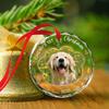 2026 Dog 1st Christmas Ornament, Personalized Picture Frame Dog 1st Xmas Tree Keepsake, Puppy Glass Ornament Gift for Pet Dad Mom, Customized Name Pet Keepsake Decor, Puppy Lover Xmas Tree Decor 2026 view 4