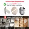 2 Pack Upgraded Adjustable Heavy-Duty Bed Ladder Foot Support Non-Slip Rubber Ladder Step Pads, Rust-Proof, Fits Square Ladder Legs up to 2" view 3