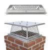 12"x16" Chimney Cap/Cover - Single Flue Bolt-On Chimney Cap, Rust-Free Stainless Steel, Easy and Fast Assembled Durable Chimney Cover for Outdoor Protection (Fits 12x16, 12x15, 11x16, 11x15 Flues) view 1