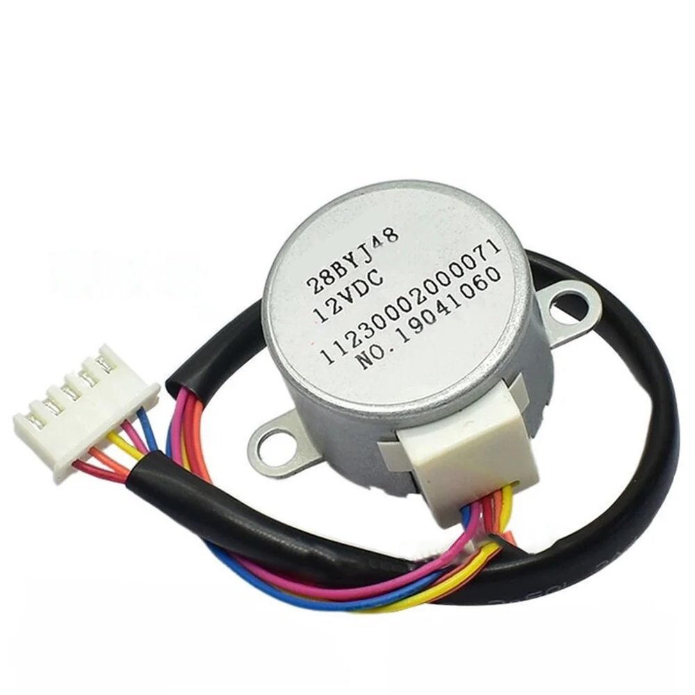 1pc DC12v Air Guide Motor 28BYJ48 for Air Conditioner Large Hanging Machine Swing Blade Stepping Motor
