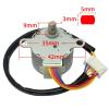 1pc DC12v Air Guide Motor 28BYJ48 for Air Conditioner Large Hanging Machine Swing Blade Stepping Motor view 2