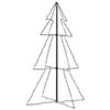 Christmas Cone Tree 160 LEDs Outdoor Indoor 3x4 ft with 8 Lighting Modes Waterproof Holiday Decoration for Patio Garden Party view 2