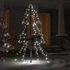 Christmas Cone Tree 160 LEDs Outdoor Indoor 3x4 ft with 8 Lighting Modes Waterproof Holiday Decoration for Patio Garden Party view 3