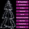 Christmas Cone Tree 160 LEDs Outdoor Indoor 3x4 ft with 8 Lighting Modes Waterproof Holiday Decoration for Patio Garden Party view 4