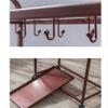 Umbrella Holder Metal Umbrella Stand with 12 Holes 6 Hooks Umbrella Storage Rack Folding Wrought Iron Umbrella Rack Umbrella Holder Umbrella Stand (Color : Bronze, Size view 3