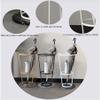 Umbrella Holder Wrought Iron Umbrella Stand Nordic Marble Base Storage Rack Umbrella Holder Hotel Villa Lobby Umbrella Storage Bucket Umbrella Stand(B-Black) view 3