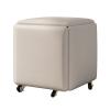 5 in 1 Nesting Ottoman Cube Chair,Stackable Sofa Chair Nesting Stools,Seating Small Spaces Bedroom Living (35x35x35cm)(Color 4,45x45cm) view 1