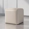 5 in 1 Nesting Ottoman Cube Chair,Stackable Sofa Chair Nesting Stools,Seating Small Spaces Bedroom Living (35x35x35cm)(Color 4,45x45cm) view 2