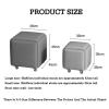 5 in 1 Nesting Ottoman Cube Chair,Stackable Sofa Chair Nesting Stools,Seating Small Spaces Bedroom Living (35x35x35cm)(Color 4,45x45cm) view 3