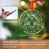 2026 Personalized First Christmas in My New Home Glass Ornaments, 1ST Year Xmas in My Home Ornament Gifts for Family Friends Bestie Homeowners Housewarming, Custom New House Address Xmas Ornament view 2