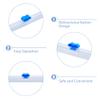 YLYLY 4Pcs 17-inch Slide Cutters Replacement, Self-Adhesive Cling Film & Aluminum Foil Cutter for Plastic Wrap, Wax Paper, Reusable Dispenser Accessory view 4