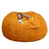 5/6/7ft Bean Bag Cover, Roomy Velvet Bean Bag Envelope, Ideal Storage Solution for Soft Toys & Blankets view 1