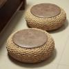Rattan Pouf, Handmade Japanese Floor Pillow,Breathable Comfortable Straw Mat for Yoga Meditation Living Room Window Balcony Chair Pad(Size:40x40x17cm) view 4