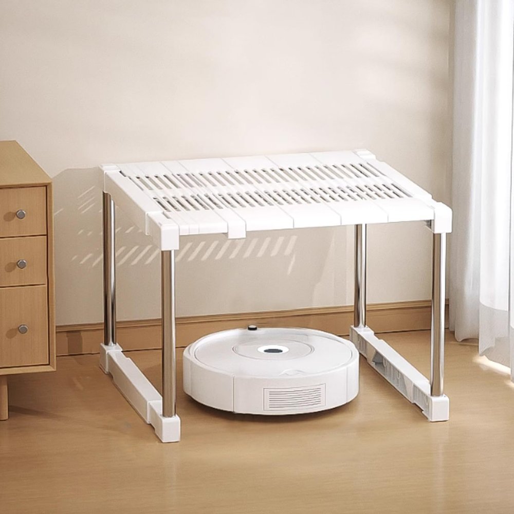 BRCYKRWY Robot Vacuum Storage Rack Mobile Sweeping Robot Storage Rack For Home Living Room Storage Shelf Highly Stackable For Living Room