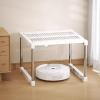 BRCYKRWY Robot Vacuum Storage Rack Mobile Sweeping Robot Storage Rack For Home Living Room Storage Shelf Highly Stackable For Living Room view 1