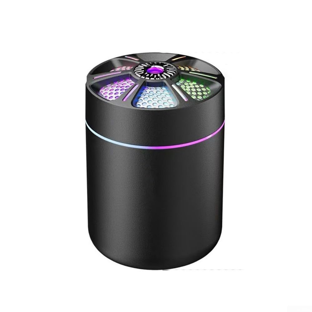 UrbanHui Mini USB Humidifier With Aromatherapy Diffuser Purifier For Bedroom For Car Home Providing Quiet Operation And One Touch Control