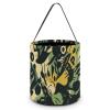 MUSM Green And Black Pattern Trick Or Treat Bag Halloween Candy Bag with Handle, Reusable Durable Goodie Bags for Party view 1