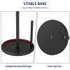 Jesginboo Paper Towel Holder Countertop, Black Kitchen Paper Towels Holder, Paper Roll Holder with Weighted Base view 3