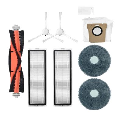 Compatible With Xiaomi Mijia OMNI Robot Vacuum-Mop 1S B116 Robot Vacuum Cleaner Main/Side Brush Hepa Filter Mop Cloths Dust Bags Parts(Set20)