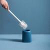 Bathroom Cleaning Assistant Toilet Brush Free Punch with Soft Hair Automatic Drying view 4