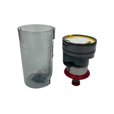 Accessories Dustbin Assembly Dust Container Cup With Red Cyclone Spare Parts Compatible For Jimmy JV65 / JV63 Vacuum Cleaner
